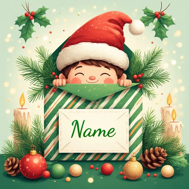 Personalize Festive Joy with This Beautiful New Year Image