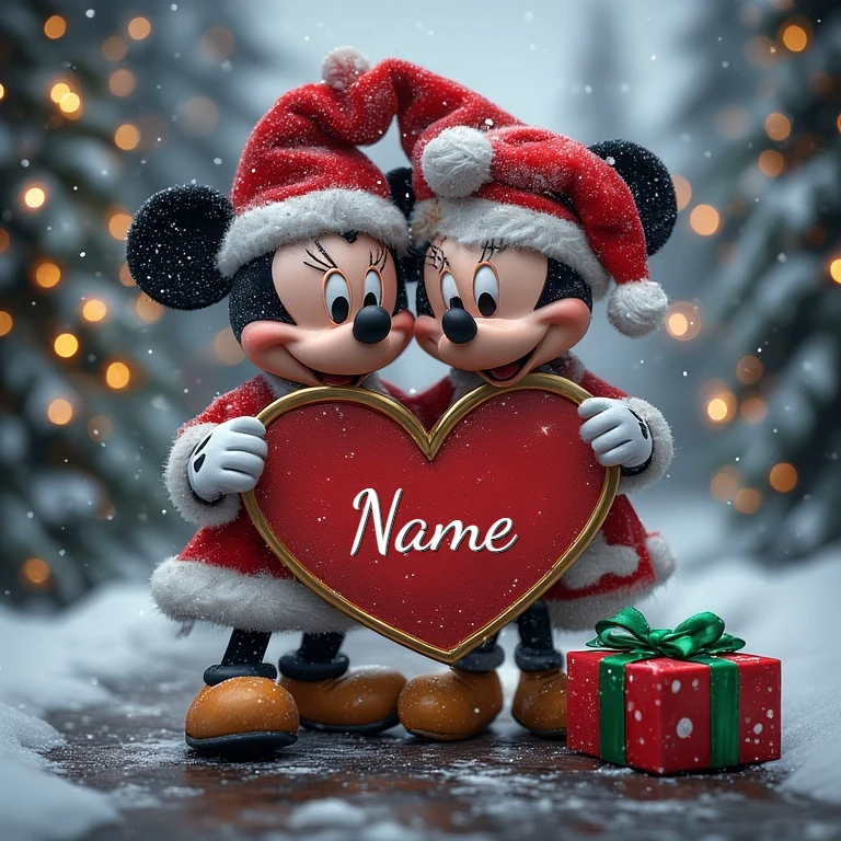 Create Heartfelt New Year Greetings with Mickey and Minnie