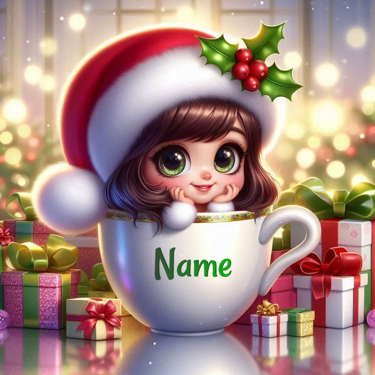 Add Your Name to a Sweet Holiday Cartoon and Spread Cheer