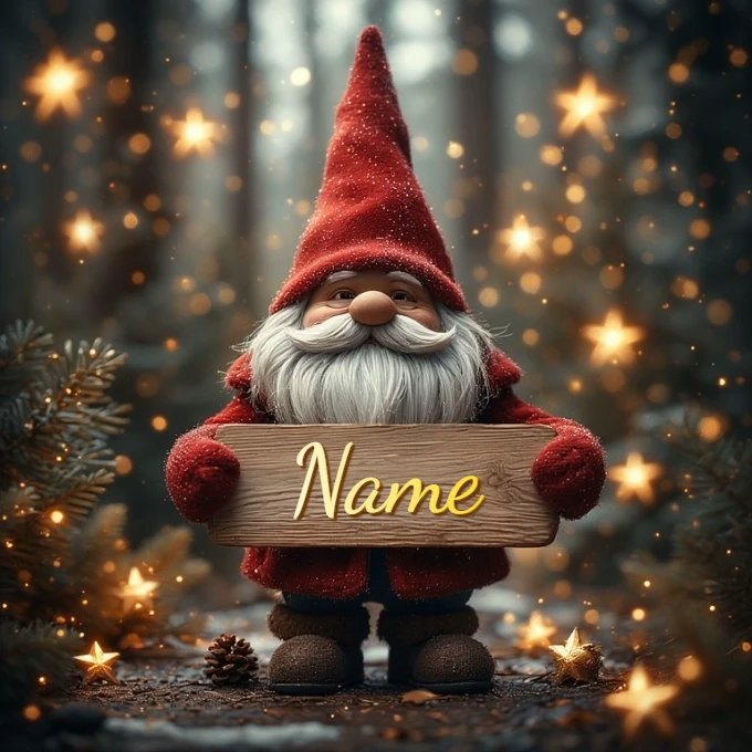 Write Your Name on a Bright New Year Celebration Image