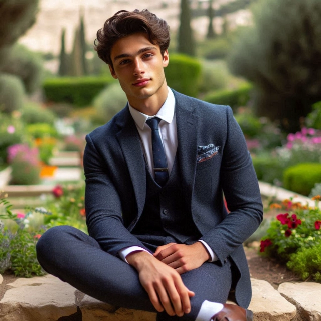 Shine Like a Star: Swap Your Face on a Stylish Suit Photo
