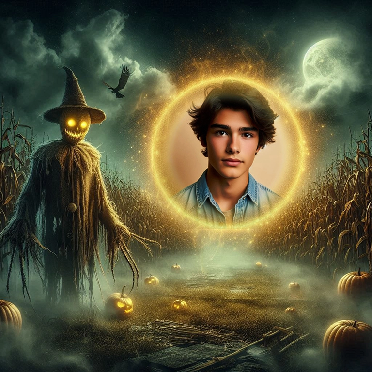 Enchant Your Photos with a Spooky Scarecrow Portal
