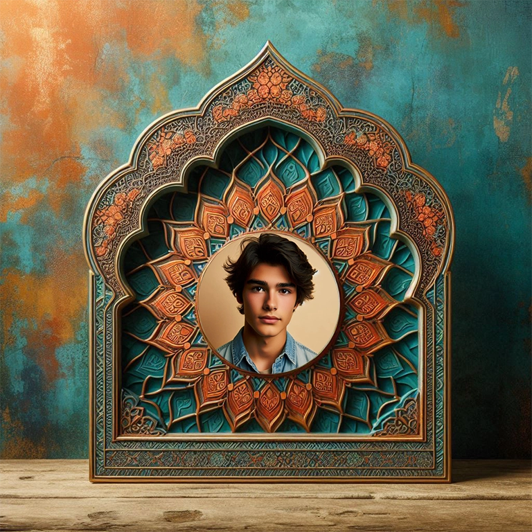 Transform Your Photos with a Vibrant Moroccan Frame