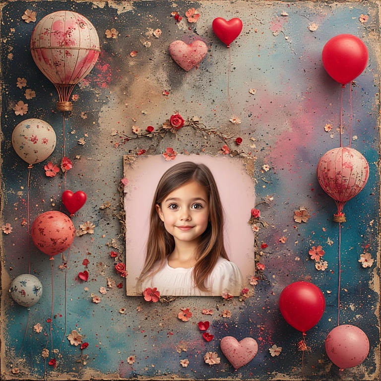 Capture Romance with Whimsical Collage Photo Frames