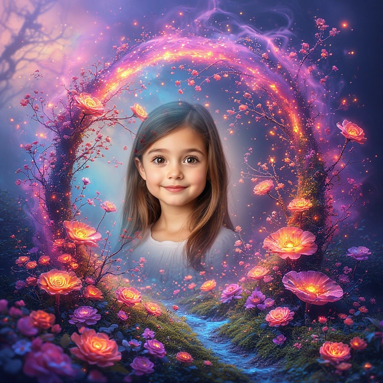 Transform Your Photos with a Magical Forest Light Archway