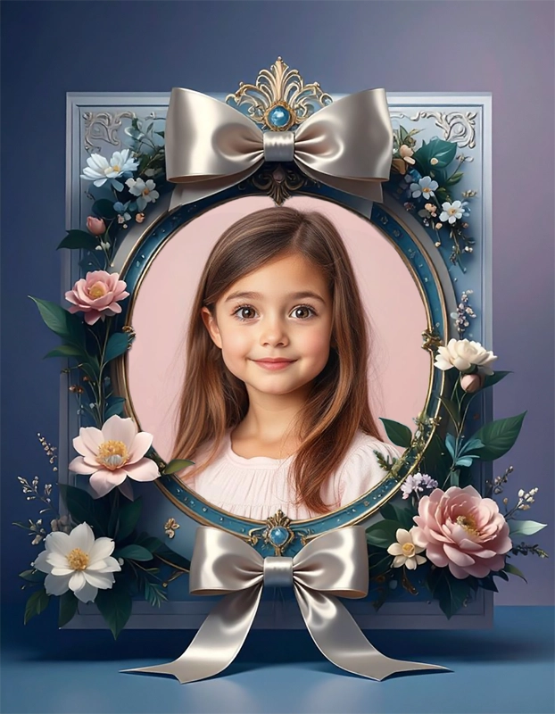 Transform Memories with a Romantic Oval Mirror Frame