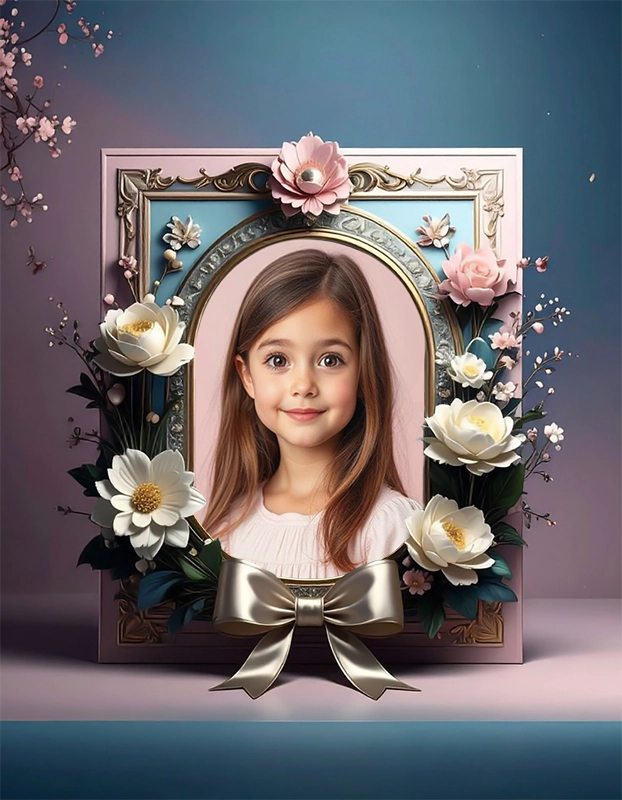 Enchant Your Photos with Romantic Floral Elegance