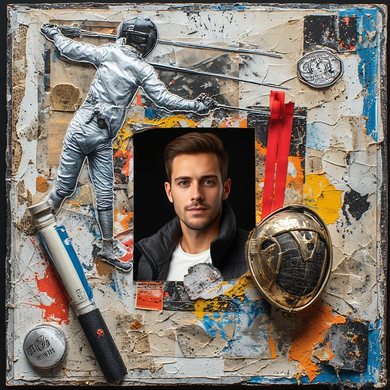 Transform Your Photos with Our Dynamic Fencing Sport Frame