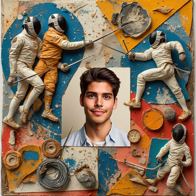 Transform Your Photos with Artistic Fencing Frames