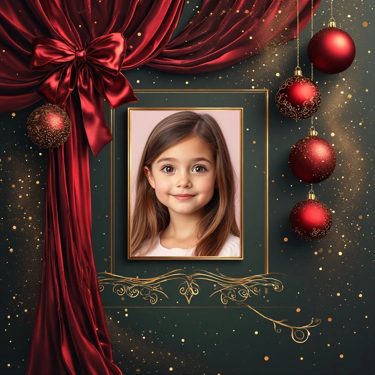 Transform Your Photos with a Luxurious Holiday Frame