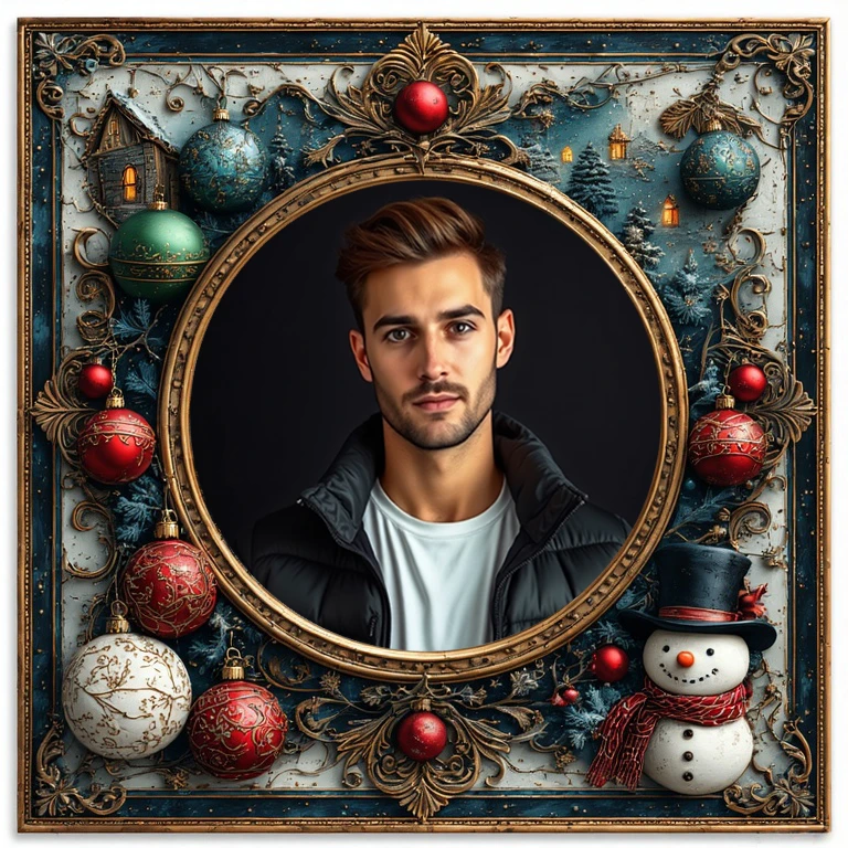 Transform Your Photos with a Whimsical Winter Wonderland Frame
